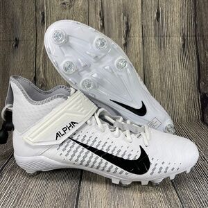 Nike Alpha Menace Pro 2 D White/Wolf Grey/Black Mens 13 CK4277-100